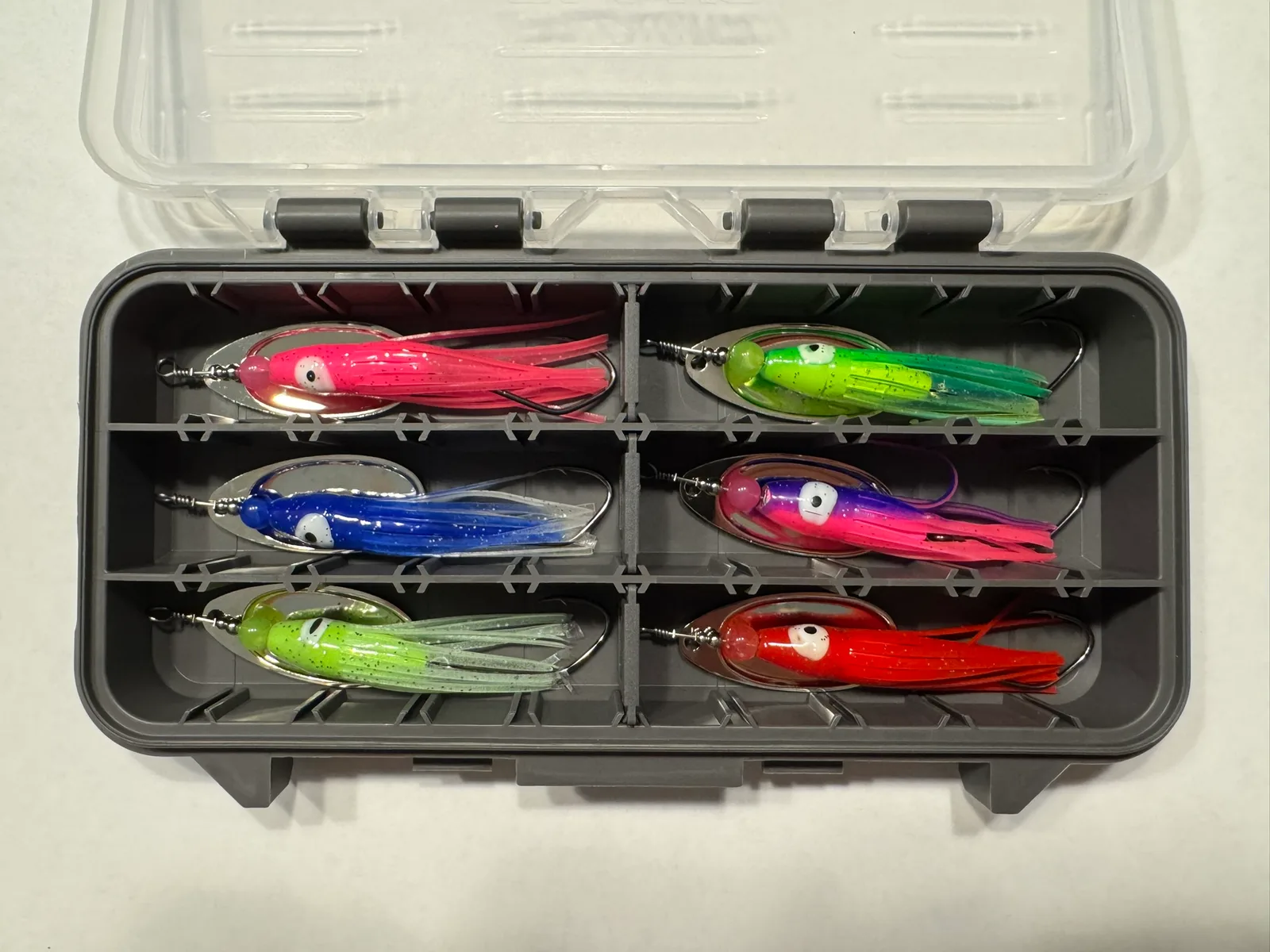 SRT salmon spinner official release colors